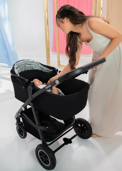 Lionelo Bianka 3w1 Grey Stone —  Wózek wielofunkcyjny z fotelikiem |Opinie i cena