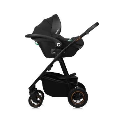 Lionelo Amber Plus 3 w 1 Beige Sand — Wózek wielofunkcyjny z fotelikiem