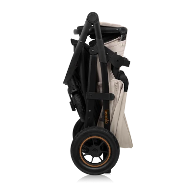 Lionelo Amber Plus 3 w 1 Beige Sand — Wózek wielofunkcyjny z fotelikiem