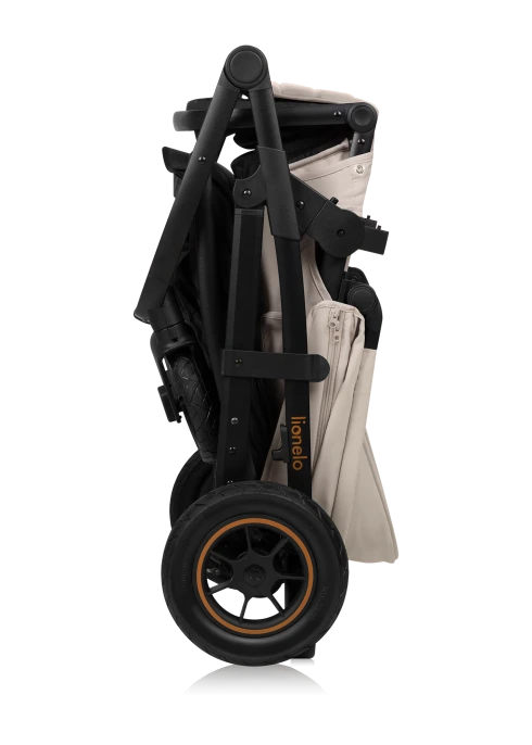 Lionelo Amber Plus 3 w 1 Beige Sand — Wózek wielofunkcyjny z fotelikiem