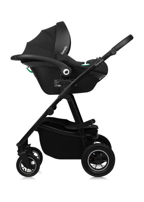 Lionelo Amber Plus 3 w 1 Grey Graphite — Wózek wielofunkcyjny z fotelikiem | Opinie i cena
