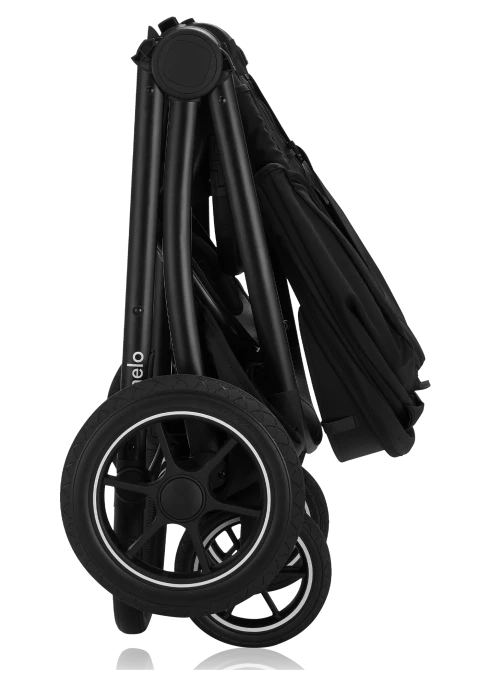 Wózek 3w1, gondola-nosidełko + fotelik - Meril Black Onyx - Lionelo