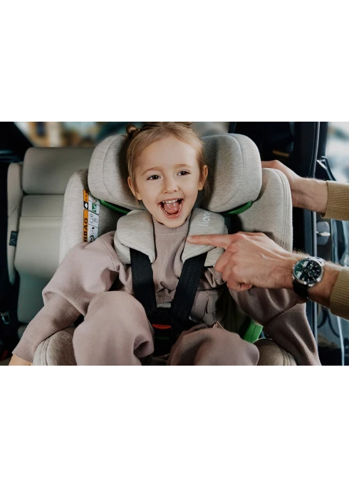 lionelo ​​Harmony i-Size Green Olive Leather — Fotelik samochodowy | Opinie i cena