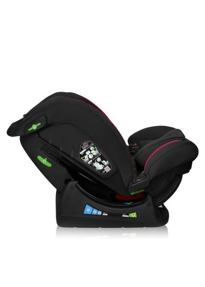 Fotelik samochodowy Aart i-Size Black Carbon Red - Lionelo