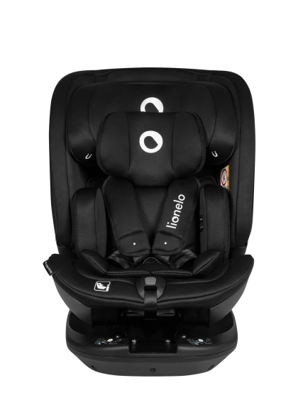 Fotelik samochodowy Bastiaan RWF i-Size Black - Lionelo