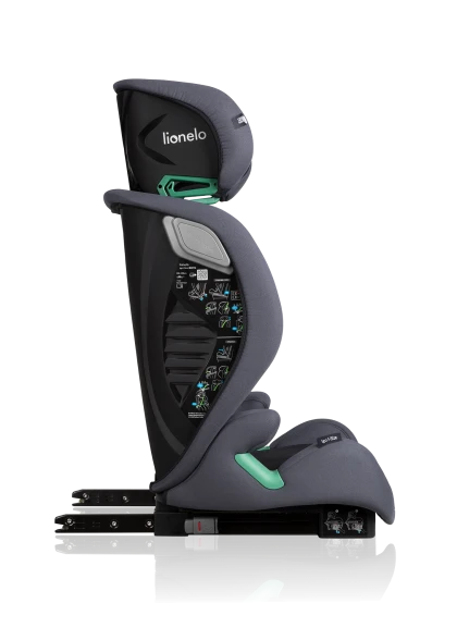Fotelik samochodowy Igo i-Size Grey Graphite - Lionelo