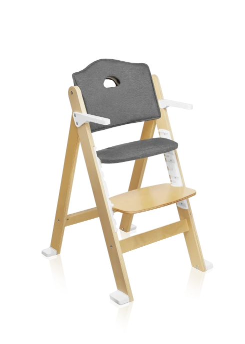 Lionelo Floris White Natural — krzesełko do karmienia