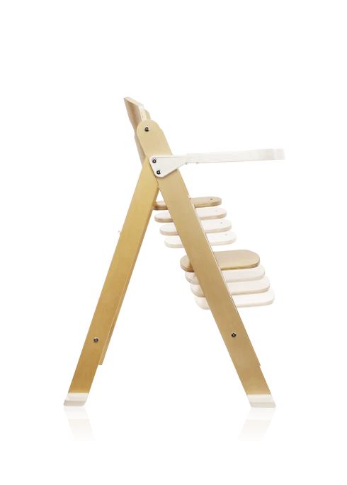 Lionelo Floris White Natural — krzesełko do karmienia