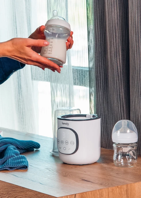 Lionelo Thermup 2.0 White — podgrzewacz do butelek 5w1