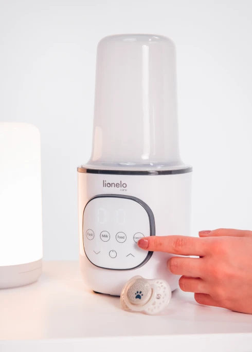 Lionelo Thermup 2.0 White — podgrzewacz do butelek 5w1