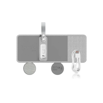 Lionelo Thermup Go Grey Silver — podgrzewacz do butelek