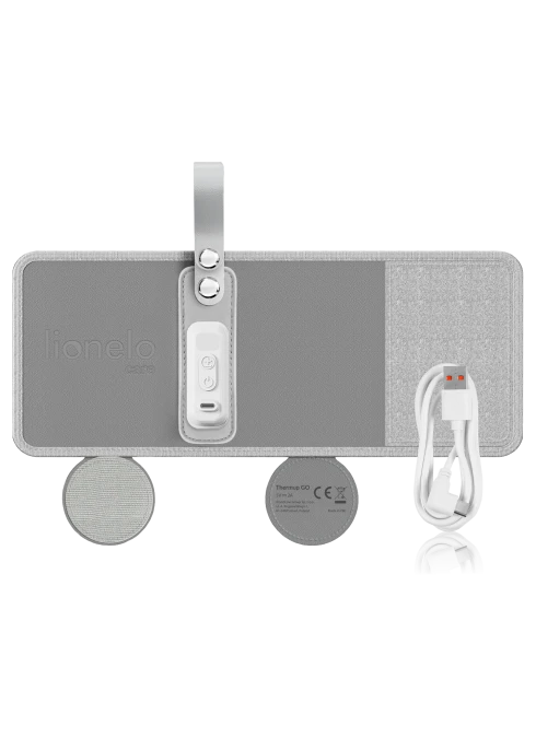 Lionelo Thermup Go Grey Silver — podgrzewacz do butelek