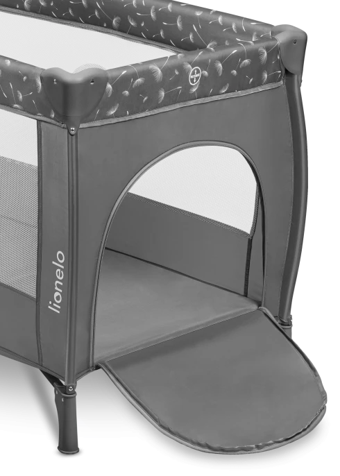 Łóżeczko turystyczne Stefi Plus Grey White - Lionelo