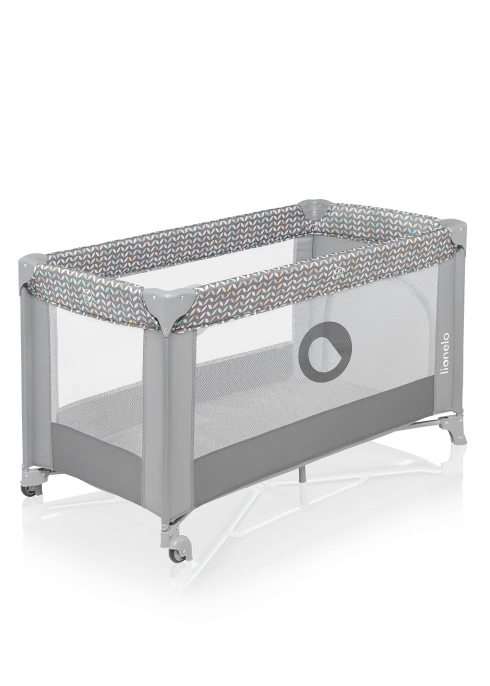 Lionelo Stefi Concrete Multicolor — łóżeczko turystyczne