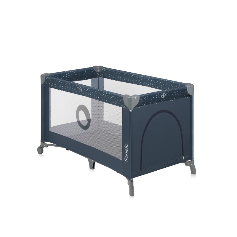 Lionelo Stefi Blue Grey — Łóżeczko turystyczne | Opinie i cena