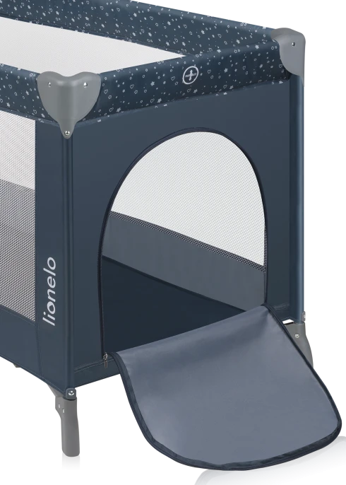 Lionelo Stefi Blue Grey — Łóżeczko turystyczne | Opinie i cena