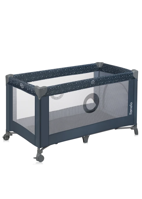 Lionelo Stefi Blue Grey — Łóżeczko turystyczne | Opinie i cena