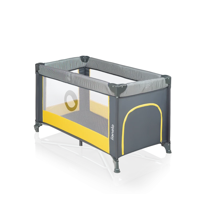 Lionelo Stefi Yellow Lemon — łóżeczko turystyczne