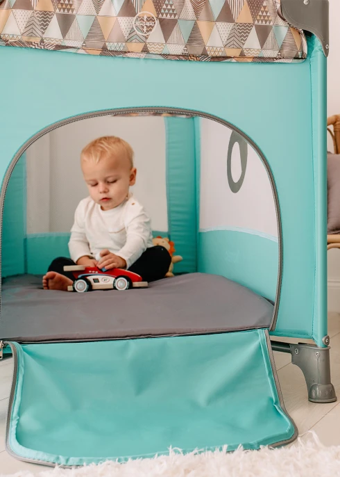 Lionelo Stefi Yellow Lemon — łóżeczko turystyczne