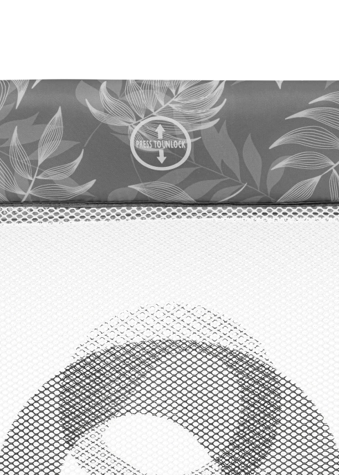 Łóżeczko turystyczne Flower Grey Stone - Lionelo