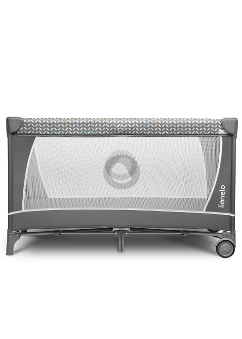 Łóżeczko turystyczne Flower Grey Scandi - Lionelo