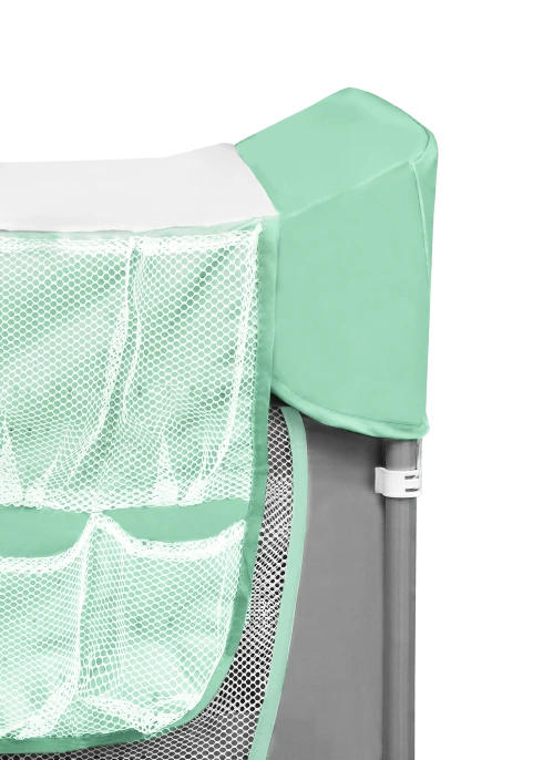 Łóżeczko turystyczne Flower Turquoise - Lionelo