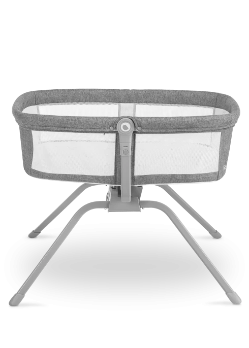 Lionelo Malin Grey Stone — łóżeczko z funkcją kołyski