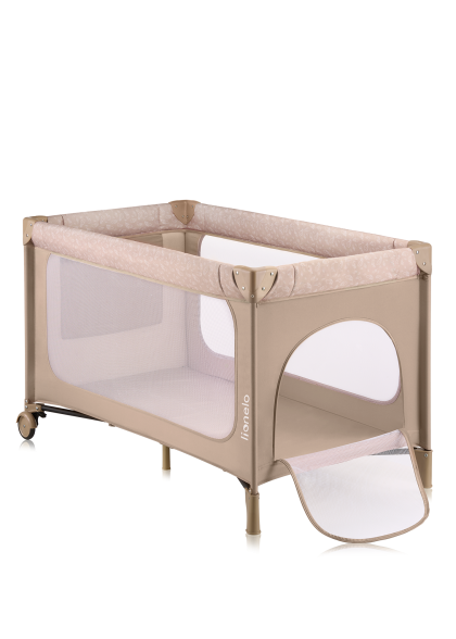 Łóżeczko turystyczne Jasmin Easy Fold Beige Sand - Lionelo