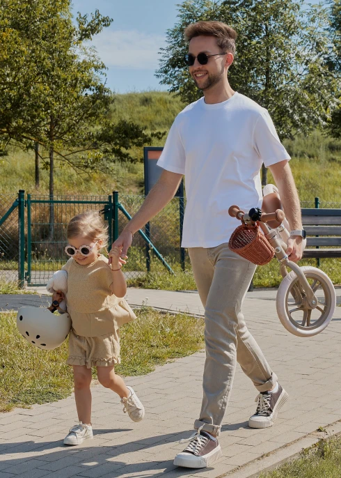 Rowerek biegowy Alex Plus Beige Sand - Lionelo