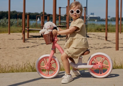 Rowerek biegowy Alex Plus Beige Sand - Lionelo