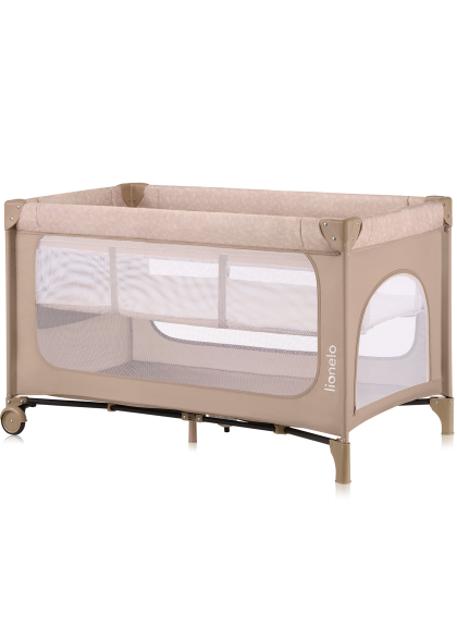 Łóżeczko turystyczne Jasmin Easy Fold Beige Sand - Lionelo