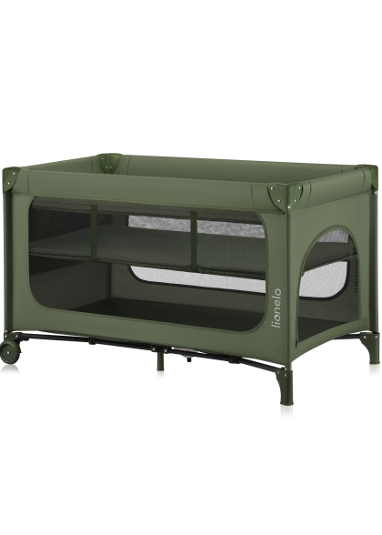 Łóżeczko turystyczne Jasmin Easy Fold Green Olive - Lionelo