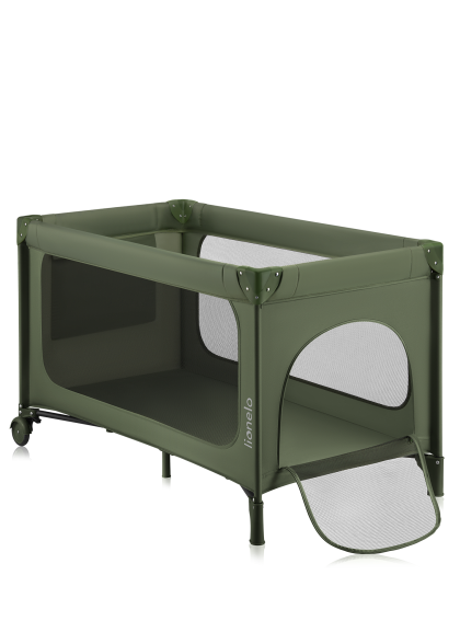 Łóżeczko turystyczne Jasmin Easy Fold Green Olive - Lionelo