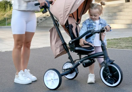 Rowerek trójkołowy Tris Plus Blue Denim - Lionelo