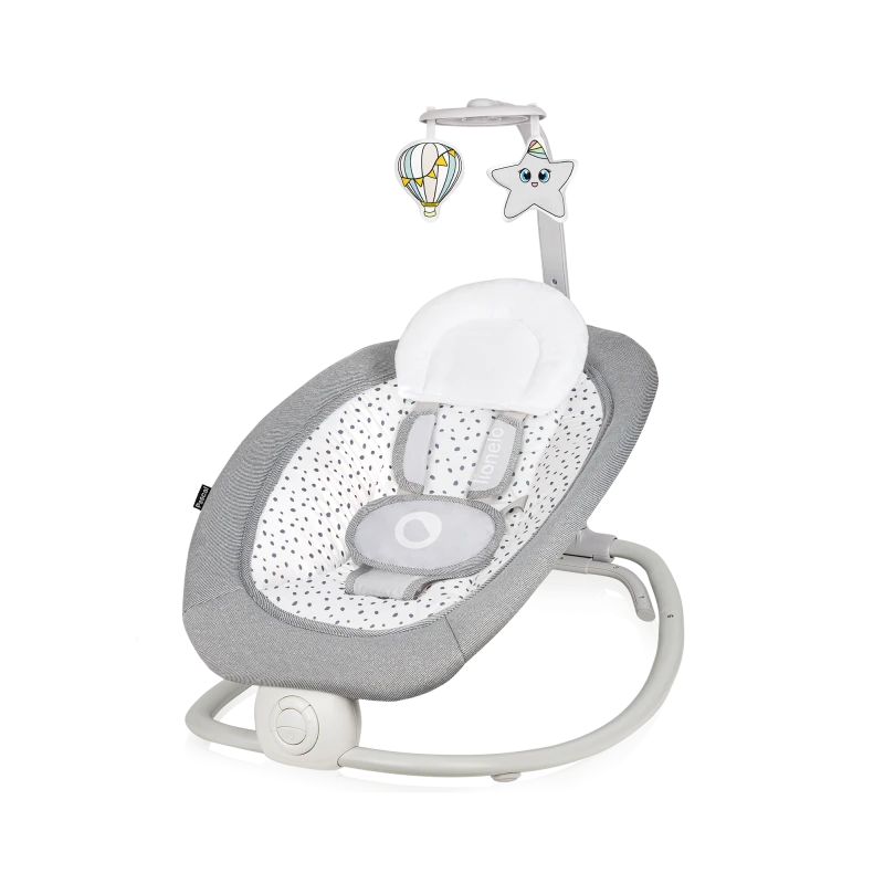 Lionelo Pascal Grey Dove — leżaczek bujaczek