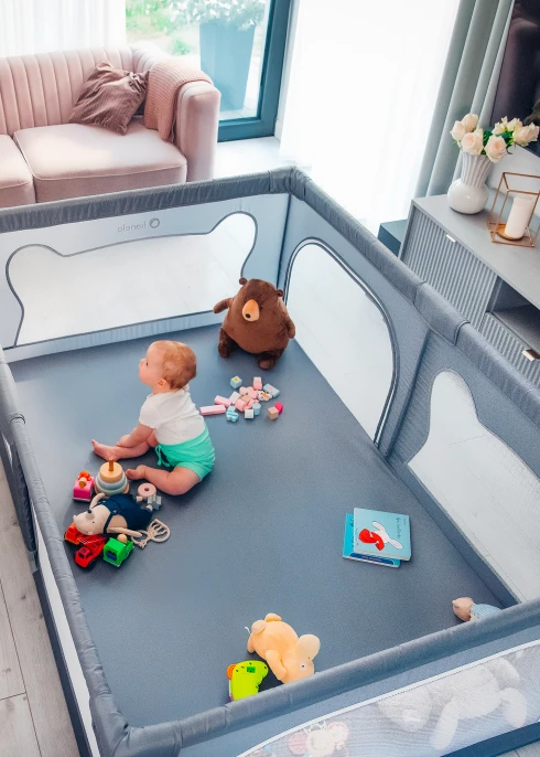 lionelo Willow Beige Sand — Kojec dla dziecka | Opinie i cena