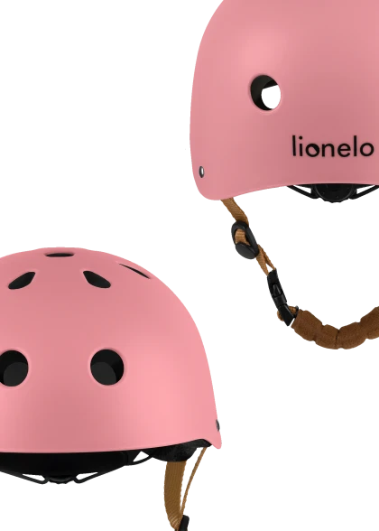 Kask rowerowy Helmet Pink Rose - Lionelo