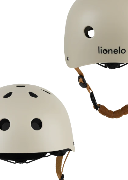 Kask rowerowy Helmet Beige Sand - Lionelo