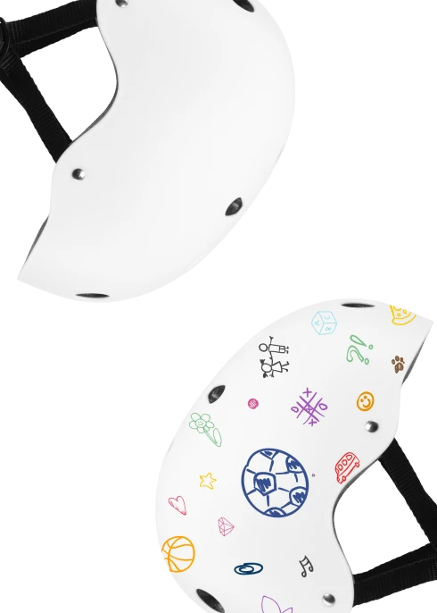 Kask rowerowy Helmet White - Lionelo
