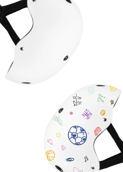 Kask rowerowy Helmet White - Lionelo