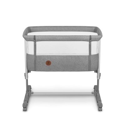 Lionelo Aurora Grey Concrete - łóżeczko dostawne 3 w 1|Opinie i cena