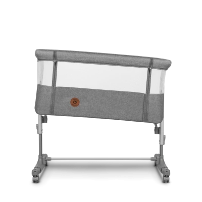 Lionelo Aurora Grey Concrete - łóżeczko dostawne 3 w 1|Opinie i cena