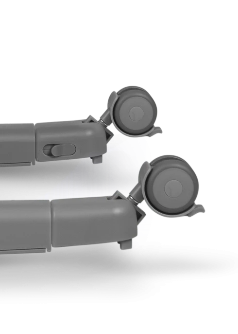 Lionelo Aurora Grey Concrete - łóżeczko dostawne 3 w 1|Opinie i cena