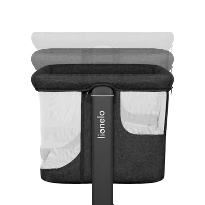 Lionelo Aurora Grey Graphite — Łóżeczko dostawne 3w1|Opinie i cena
