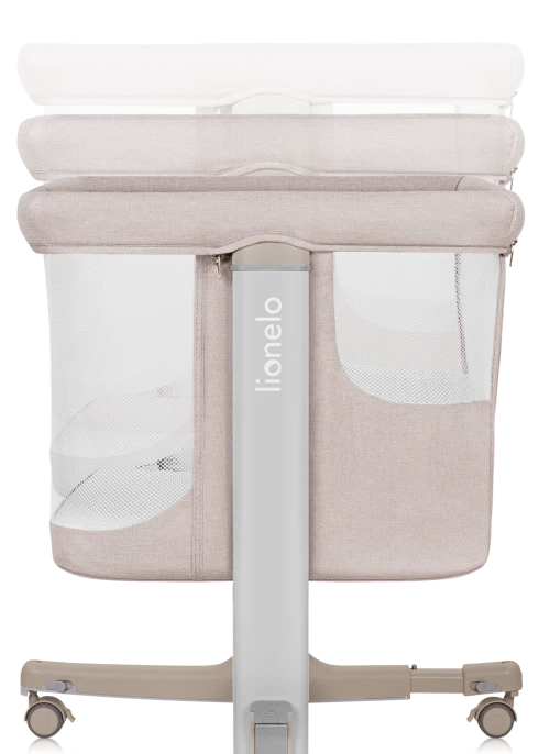 Lionelo Aurora Beige Cappuccino — Łóżeczko dostawne 3w1 | Opinie i cena