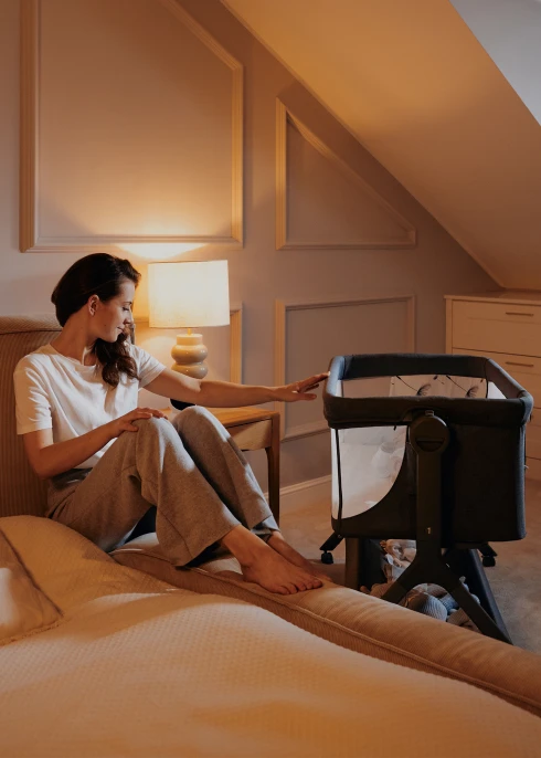 Lionelo Leonie Plus Grey Stone — Łóżeczko dostawne|Opinie i cena