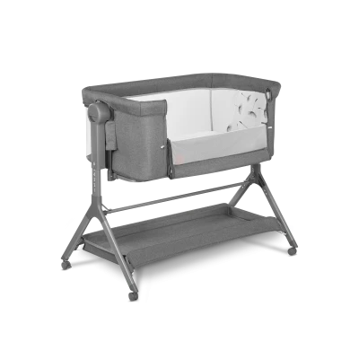 Lionelo Leonie Plus Grey Stone — Łóżeczko dostawne|Opinie i cena