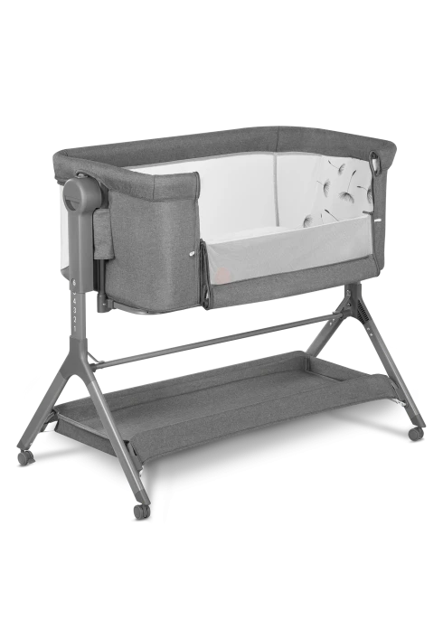 Lionelo Leonie Plus Grey Stone — Łóżeczko dostawne|Opinie i cena