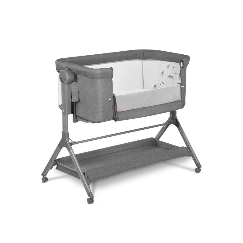 Lionelo Leonie Plus Grey Stone — Łóżeczko dostawne|Opinie i cena