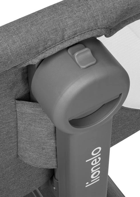 Lionelo Leonie Plus Grey Stone — Łóżeczko dostawne|Opinie i cena